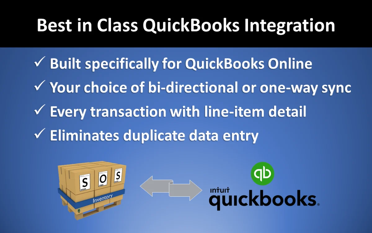QuickBooks integration for inventory management