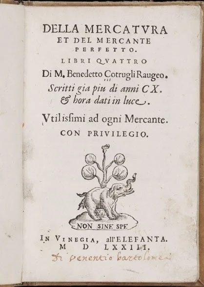 Title page of a historical book